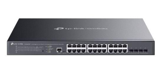 Image de TP-Link Omada commutateur réseau Géré L2+ Gigabit Ethernet (10/100/1000) Connexion Ethernet, supportant l'alimentation via ce port (PoE) 1U Noir (SG3428XMPP)