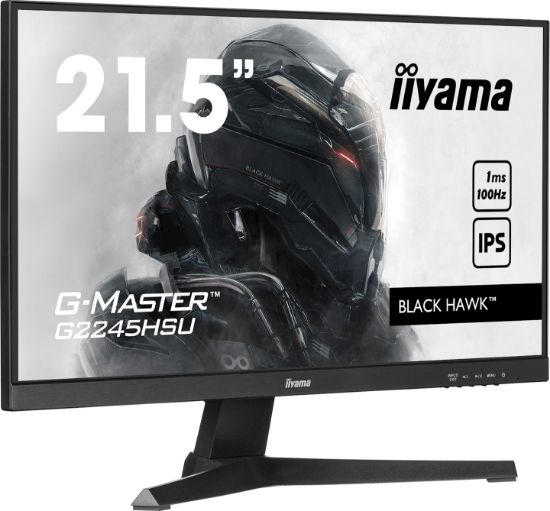 Image de iiyama G-MASTER écran plat de PC 54,6 cm (21.5") 1920 x 1080 pixels Full HD LED Noir (G2245HSU-B2)