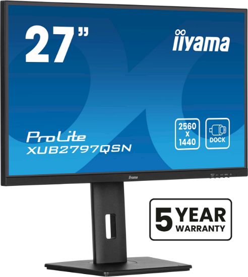 Image de iiyama ProLite écran plat de PC 68,6 cm (27") 2560 x 1440 pixels Quad HD LED Noir (XUB2797QSN-B2)