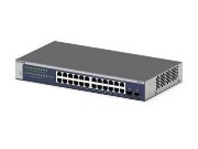 Image de NETGEAR GS724Tv6 Géré L2+/L3 Gigabit Ethernet (10/100/1000) 1U Bleu, Gris (GS724T-600EUS)