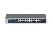 Image de NETGEAR GS724Tv6 Géré L2+/L3 Gigabit Ethernet (10/100/1000) 1U Bleu, Gris (GS724T-600EUS)