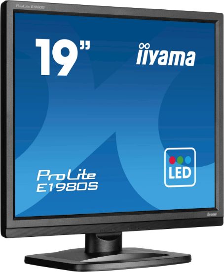 Image de iiyama ProLite écran plat de PC 48,3 cm (19") 1280 x 1024 pixels VGA LED Noir (E1980S-B1)