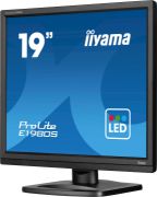 Image de iiyama ProLite écran plat de PC 48,3 cm (19") 1280 x 1024 pixels VGA LED Noir (E1980S-B1)