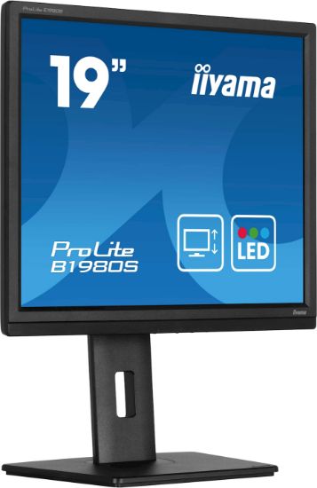 Image de iiyama ProLite écran plat de PC 48,3 cm (19") 1280 x 1024 pixels VGA LED Noir (B1980S-B1)