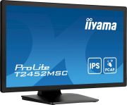 Image de iiyama ProLite écran plat de PC 60,5 cm (23.8") 1920 x 1080 pixels Full HD LED Écran tactile Noir (T2452MSC-B1AG)