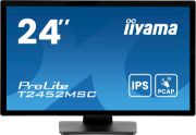 Image de iiyama ProLite écran plat de PC 60,5 cm (23.8") 1920 x 1080 pixels Full HD LED Écran tactile Noir (T2452MSC-B1AG)