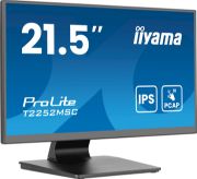 Image de iiyama ProLite écran plat de PC 54,6 cm (21.5") 1920 x 1080 pixels Full HD LCD Écran tactile Noir (T2252MSC-B2AG)