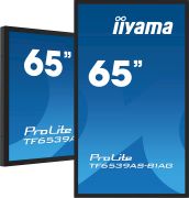 Image de iiyama Écran d'affichage dynamique En forme de kiosk 163,8 cm (64.5") LED 435 cd/m² 4K Ultra HD Noir Écran tactile Intégré dans le processeur Android 11 24/7 (TF6539AS-B1AG)