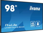 Image de iiyama Écran d'affichage dynamique Écran plat de signalisation numérique 2,48 m (97.5") LED Wifi 500 cd/m² 4K Ultra HD Noir Intégré dans le processeur Android 11 24/7 (LH9875UHS-B2AG)