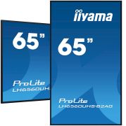 Image de iiyama Écran d'affichage dynamique Carte A numérique 163,8 cm (64.5") LED Wifi 500 cd/m² 4K Ultra HD Noir Intégré dans le processeur Android 11 24/7 (LH6560UHS-B2AG)