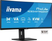 Image de iiyama ProLite écran plat de PC 86,4 cm (34") 3440 x 1440 pixels UltraWide Quad HD LED Noir (XCB3497WQSNP-B1)