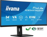 Image de iiyama ProLite écran plat de PC 86,4 cm (34") 3440 x 1440 pixels UltraWide Quad HD LED Noir (XCB3497WQSNP-B1)