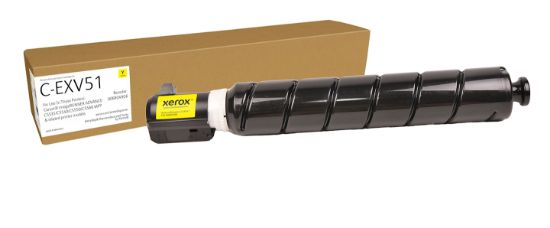 Image de Toner remanufacturé Jaune Everyday™ de Xerox compatible avec Canon C-EXV51 (0484C002), Capacité standard (006R04906)