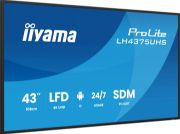 Image de iiyama Écran d'affichage dynamique Écran plat de signalisation numérique 108 cm (42.5") LCD Wifi 500 cd/m² 4K Ultra HD Noir Intégré dans le processeur Android 11 24/7 (LH4375UHS-B2AG)