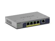 Image de NETGEAR GS105PP Non-géré Gigabit Ethernet (10/100/1000) Connexion Ethernet, supportant l'alimentation via ce port (PoE) Montage sur le bureau ou sur le mur Gris (GS105PP-300EUS)