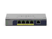 Image de NETGEAR GS105PP Non-géré Gigabit Ethernet (10/100/1000) Connexion Ethernet, supportant l'alimentation via ce port (PoE) Montage sur le bureau ou sur le mur Gris (GS105PP-300EUS)