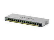 Image de NETGEAR GS116EP Géré L2/L3 Gigabit Ethernet (10/100/1000) Connexion Ethernet, supportant l'alimentation via ce port (PoE) Gris (GS116EP-100EUS)