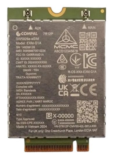 Image de DELL DW5826E Interne WWAN 600 Mbit/s (DELL-9WCV5)