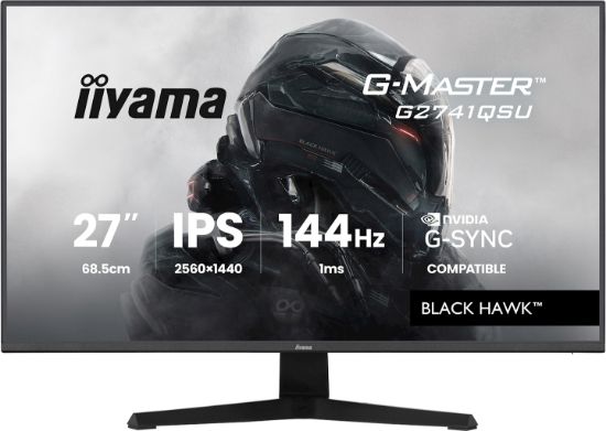 Image de iiyama G-MASTER écran plat de PC 68,6 cm (27") 2560 x 1440 pixels 4K Ultra HD QLED Noir (G2741QSU-B1)