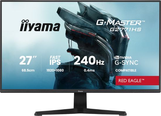 Image de iiyama G-MASTER écran plat de PC 68,6 cm (27") 1920 x 1080 pixels Full HD Noir (G2771HS-B1)