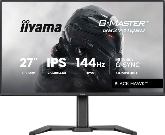 Image de iiyama G-MASTER écran plat de PC 68,6 cm (27") 2560 x 1440 pixels 4K Ultra HD LED Noir (GB2741QSU-B1)