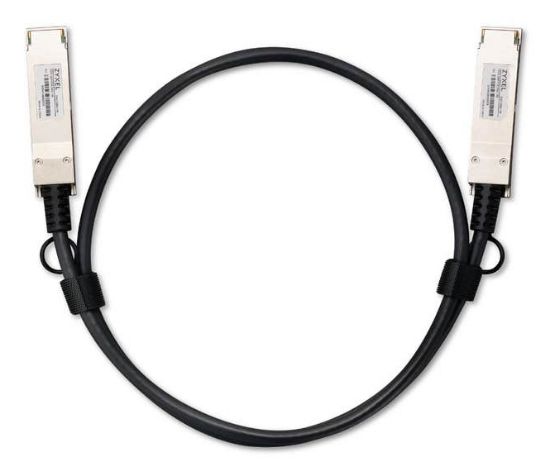 Image de Zyxel câble InfiniBand et à fibres optiques QSFP28 DAC Noir (DAC100G-1M-ZZ0101F)