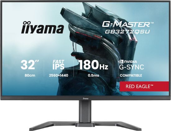 Image de iiyama G-MASTER écran plat de PC 80 cm (31.5") 2560 x 1440 pixels Quad HD LED Noir (GB3272QSU-B1)