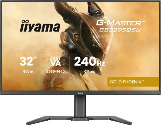 Image de iiyama G-MASTER écran plat de PC 80 cm (31.5") 2560 x 1440 pixels Quad HD LED Noir (GB3295QSU-B1)