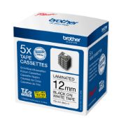 Image de Brother ruban d'étiquette Noir sur blanc (TZE-231M5)