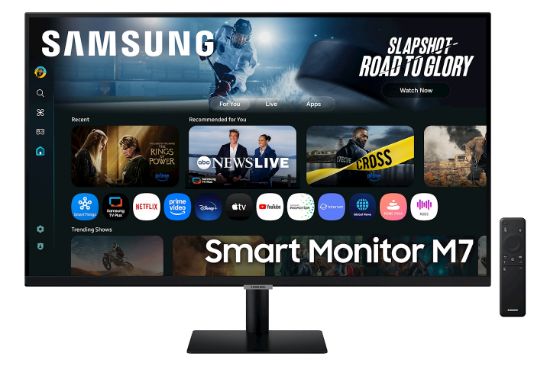 Image de Samsung M7 M70F écran plat de PC 81,3 cm (32") 3840 x 2160 pixels 4K Ultra HD LED Noir (LS32FM702UUXEN)