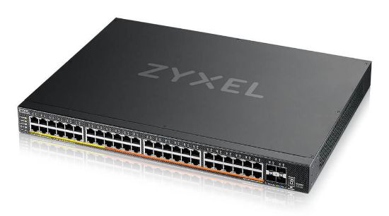 Image de Zyxel XMG2230-52HP Géré L2/L3 2.5G Ethernet (100/1000/2500) Connexion Ethernet, supportant l'alimentation via ce port (PoE) 1U Noir (XMG2230-52HP-ZZ0101F)