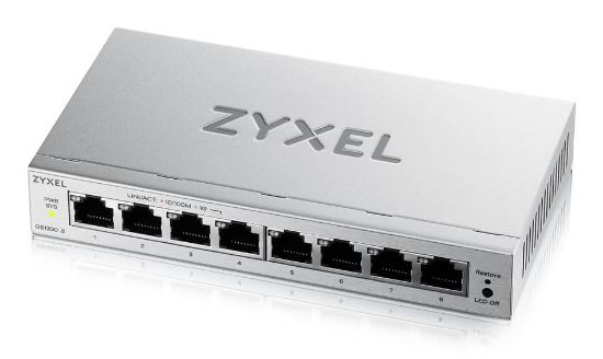 Image de Zyxel GS1200-8V3 Géré L2 Gigabit Ethernet (10/100/1000) Bureau Gris (GS1200-8V3-EU0101F)