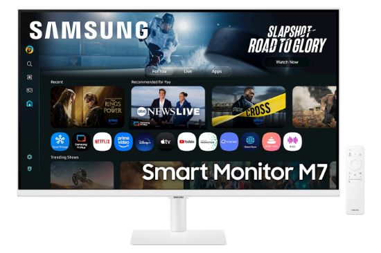 Image de Samsung M7 M70F écran plat de PC 81,3 cm (32") 3840 x 2160 pixels 4K Ultra HD LED Blanc (LS32FM703UUXEN)