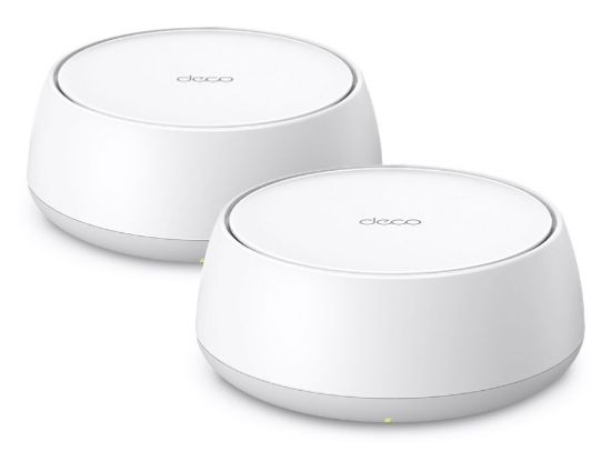 Image de TP-Link Deco BE22 Bi-bande (2,4 GHz / 5 GHz) Wi-Fi 7 (802.11be) Blanc 2 Interne (DECO BE22(2-PACK))