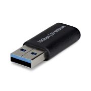 Image de StarTech.com Adaptateur USB-A vers USB-C, Convertisseur USB-A Mâle vers USB-C Femelle, USB 10Gbps, 5V 900mA, Adaptateur USB vers USB-C pour Chargeurs/Hubs USB-A (U32-AMCF-USBADAPTER)