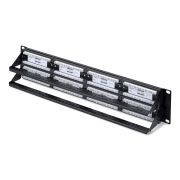 Image de StarTech.com Panneau Patch Cat6 48 Ports 2U Monté en Rack, RJ45, UTP, 110 Punch-Down, Panneau Patch Ethernet Cat 6 pour Rack Serveurs Réseau (CPANEL48)