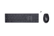 Image de HP 650 Wireless Keyboard and Mouse Combo clavier Souris incluse Maison RF sans fil AZERTY Belge Noir (4R013AA#AC0)