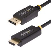Image de StarTech.com Câble Adaptateur DisplayPort vers HDMI de 3m, 4K 60Hz avec HDR, DP vers HDMI 2.0b, Convertisseur Vidéo Actif, DisplayPort Desktop vers Moniteur HDMI (3M-DP-HDMI-4K60-HDR)