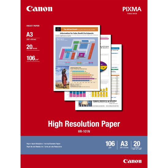 Image de Canon Papier haute résolution A3 HR-101N - 20 feuilles (1033A006)