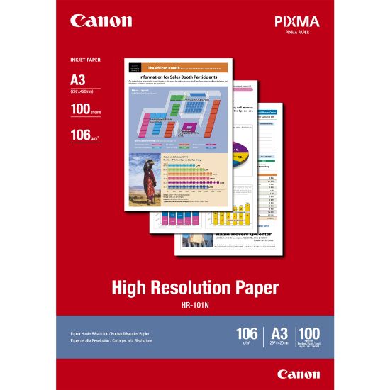 Image de Canon Papier haute résolution A3 HR-101N - 100 feuilles (1033A005)