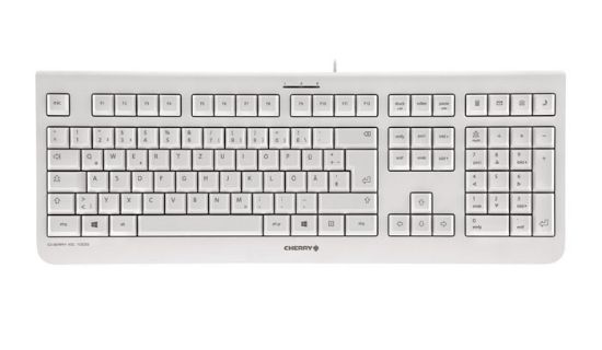 Image de CHERRY KC 1000 clavier Universel USB AZERTY Belge Gris (JK-0800BE-0)