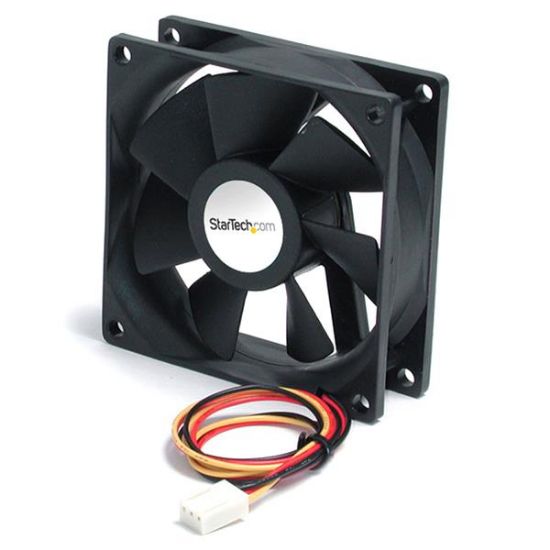 Image de StarTech.com système de refroidissement d’ordinateur Boitier PC Ventilateur 6 cm Noir 1 pièce(s) (FAN6X25TX3H)