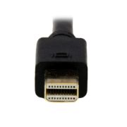Image de StarTech.com Adaptateur Mini DisplayPort vers VGA - Câble Display Port Mâle VGA Mâle 1920x1200 - Noir 1,8m (MDP2VGAMM6B)