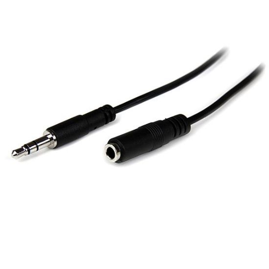 Image de StarTech.com Câble Jack 3,5mm Mâle / Femelle - Rallonge Casque Audio Stéréo Mini Jack - 2 m (MU2MMFS)