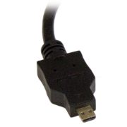 Image de StarTech.com Adaptateur vidéo Micro HDMI vers DVI-D de 20 cm - Convertisseur Micro HDMI vers DVI - M/F - Noir (HDDDVIMF8IN)
