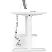 Image de StarTech.com Goulotte passe-câbles avec vertèbres - Gestionnaire de câbles réglable avec quatre conduits et une base lestée (CMVBMOD)