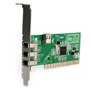 Image de StarTech.com Carte Adaptateur PCI vers 4 Ports FireWire400 1394a 6 Broches (PCI1394MP)