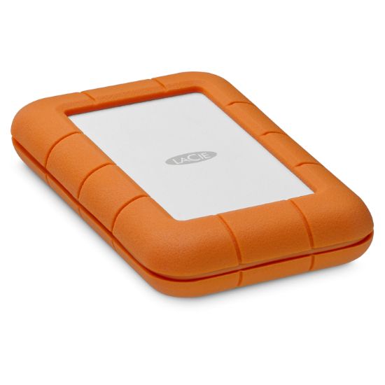 Image de LaCie Rugged Secure 2000Go Orange, Blanc disque dur externe (STFR2000403)