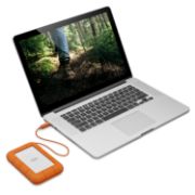 Image de LaCie Rugged Secure 2000Go Orange, Blanc disque dur externe (STFR2000403)