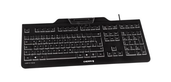 Image de CHERRY KC 1000 SC clavier USB QWERTZ Suisse Noir (JK-A0100CH-2)